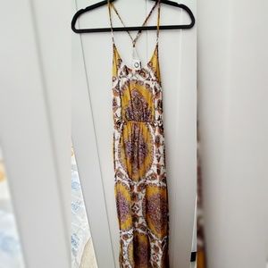 Multi Color Strap Maxi Dress